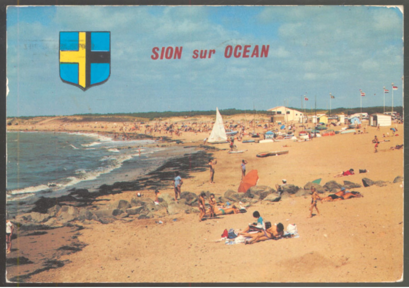 SAINT HILAIRE DE RIEZ - V 660 .- Sion Sur Ocean, La Plage - Saint Hilaire De Riez