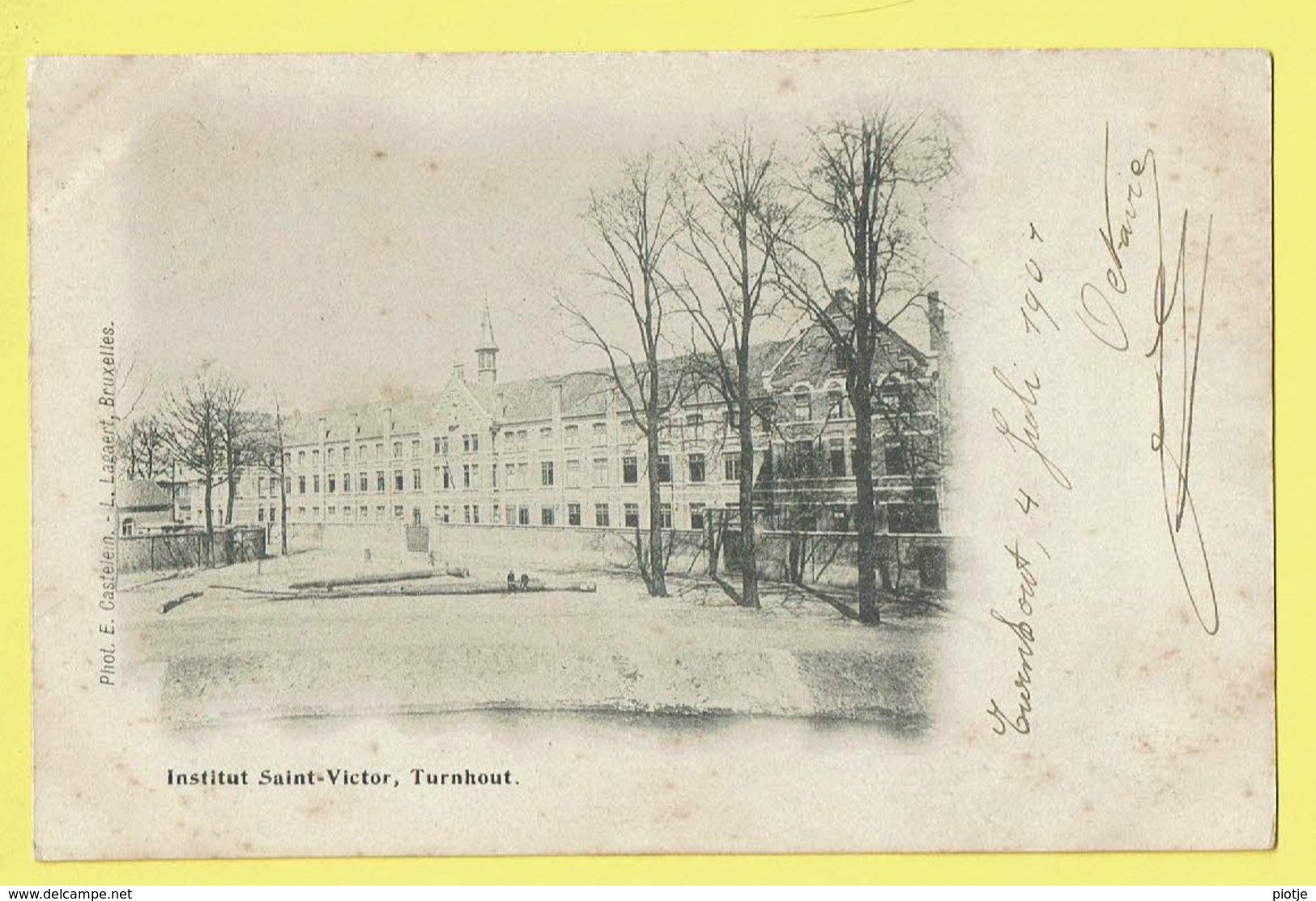 * Turnhout (Antwerpen - Anvers) * (Phot E. Castelein - L. Lagaert) Institut Saint Victor, école, School, Vieux Old, TOP - Turnhout