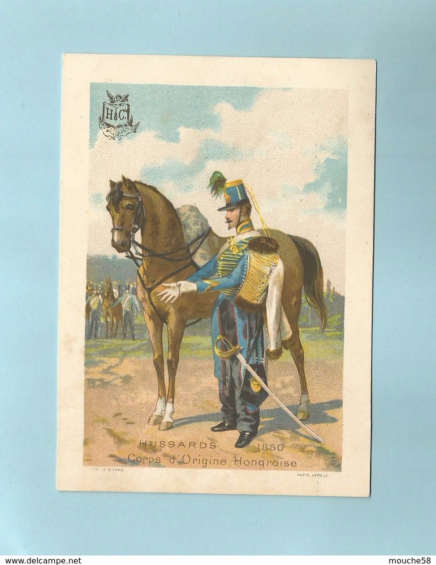 Image Chromo  Histoire Hussards Corps Hongroise 1850 - Artis Historia