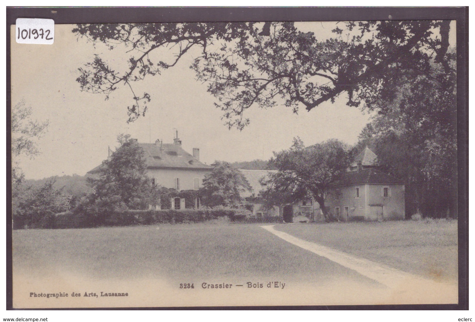 DISTRICT DE NYON - CRASSIER - BOIS D'ELY - TB - Crassier