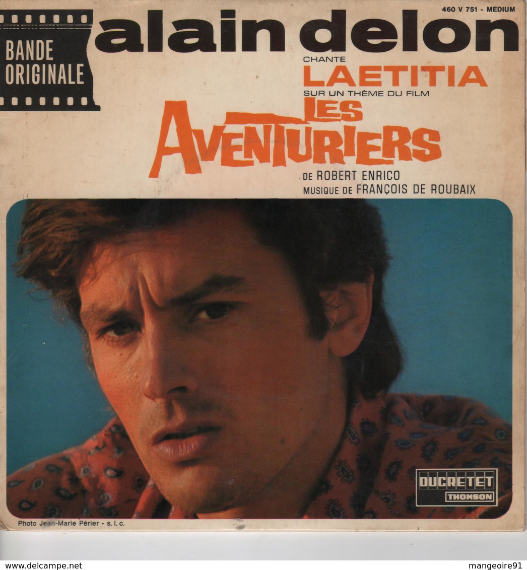 45 Tours ALAIN DELON - Musique De Film - Musique De Films