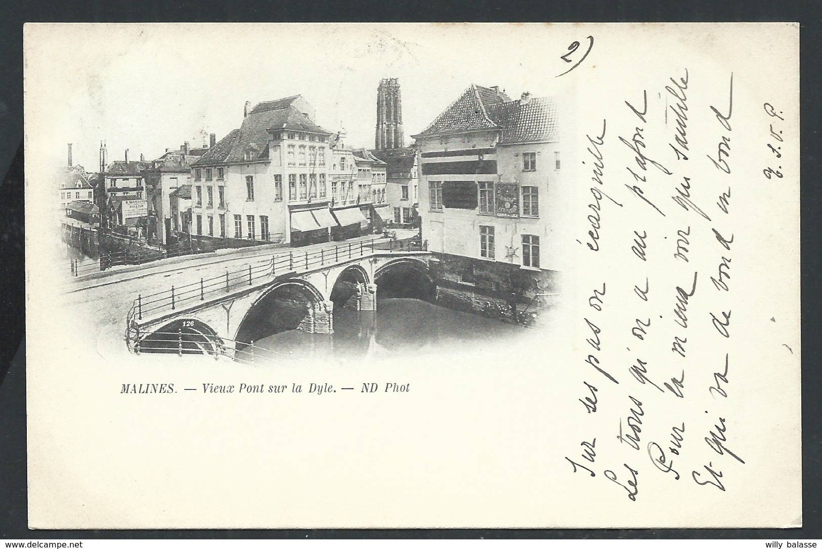 +++ CPA - MALINES  MECHELEN - Vieux Pont Sur La Dyle - 1898    // - Malines