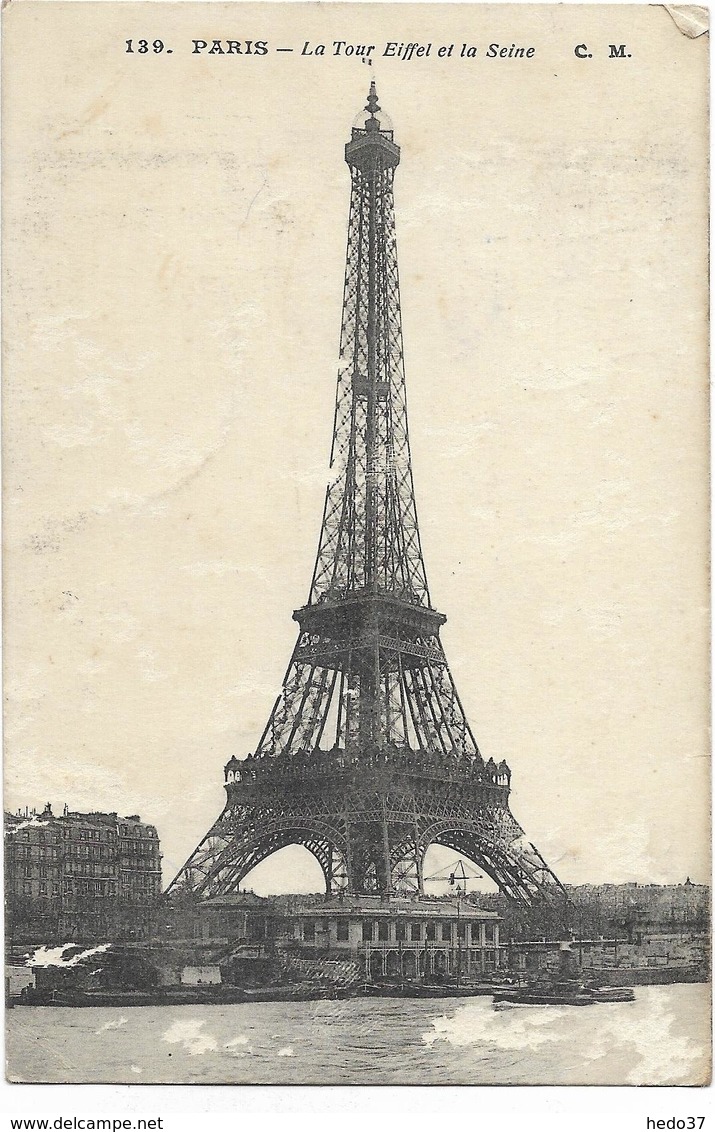 Paris - La Tour Eiffel Et La Seine - Tour Eiffel