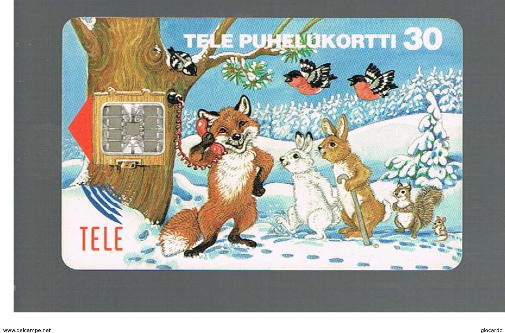 FINLANDIA (FINLAND) -  1993  WINTER ANIMALS                                                  - USED - RIF. 10807 - Fumetti