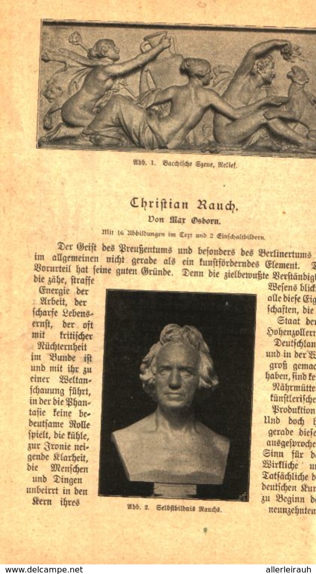 Christian Rauch/ Artikel, Entnommen Aus Kalender / 1907 - Bücherpakete