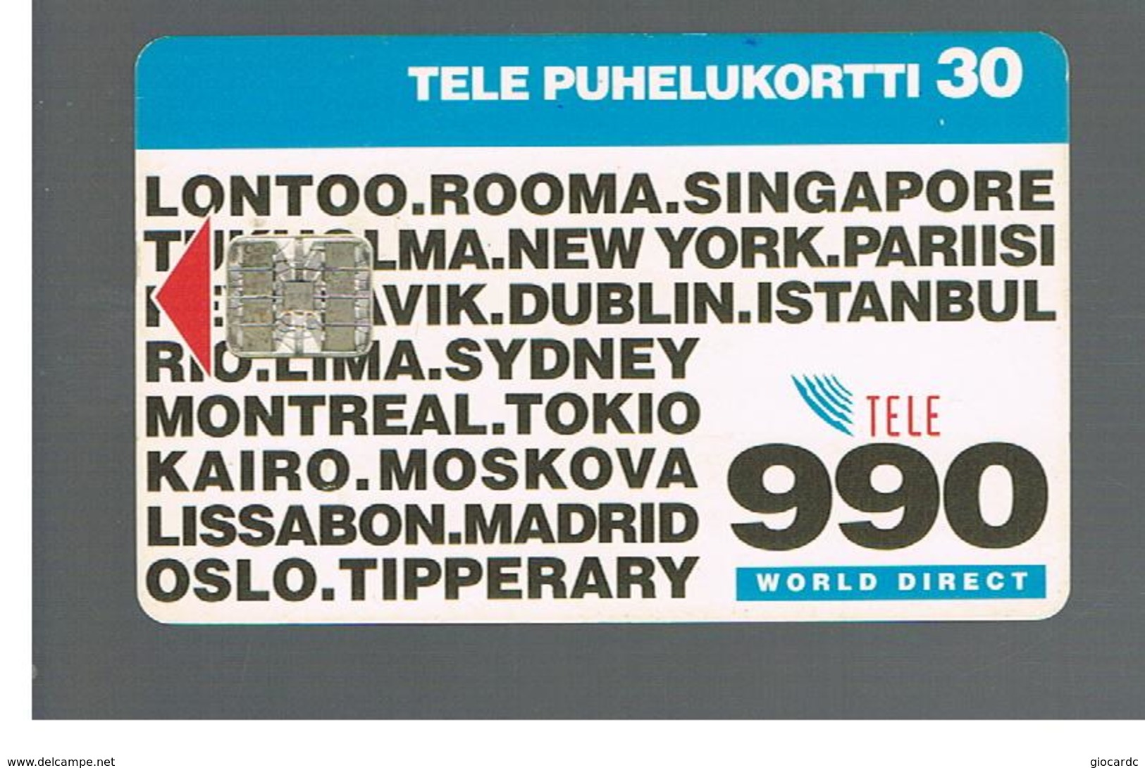 FINLANDIA (FINLAND) -  1994  WORLD DIRECT 990                                    - USED - RIF. 10808 - Finlandia