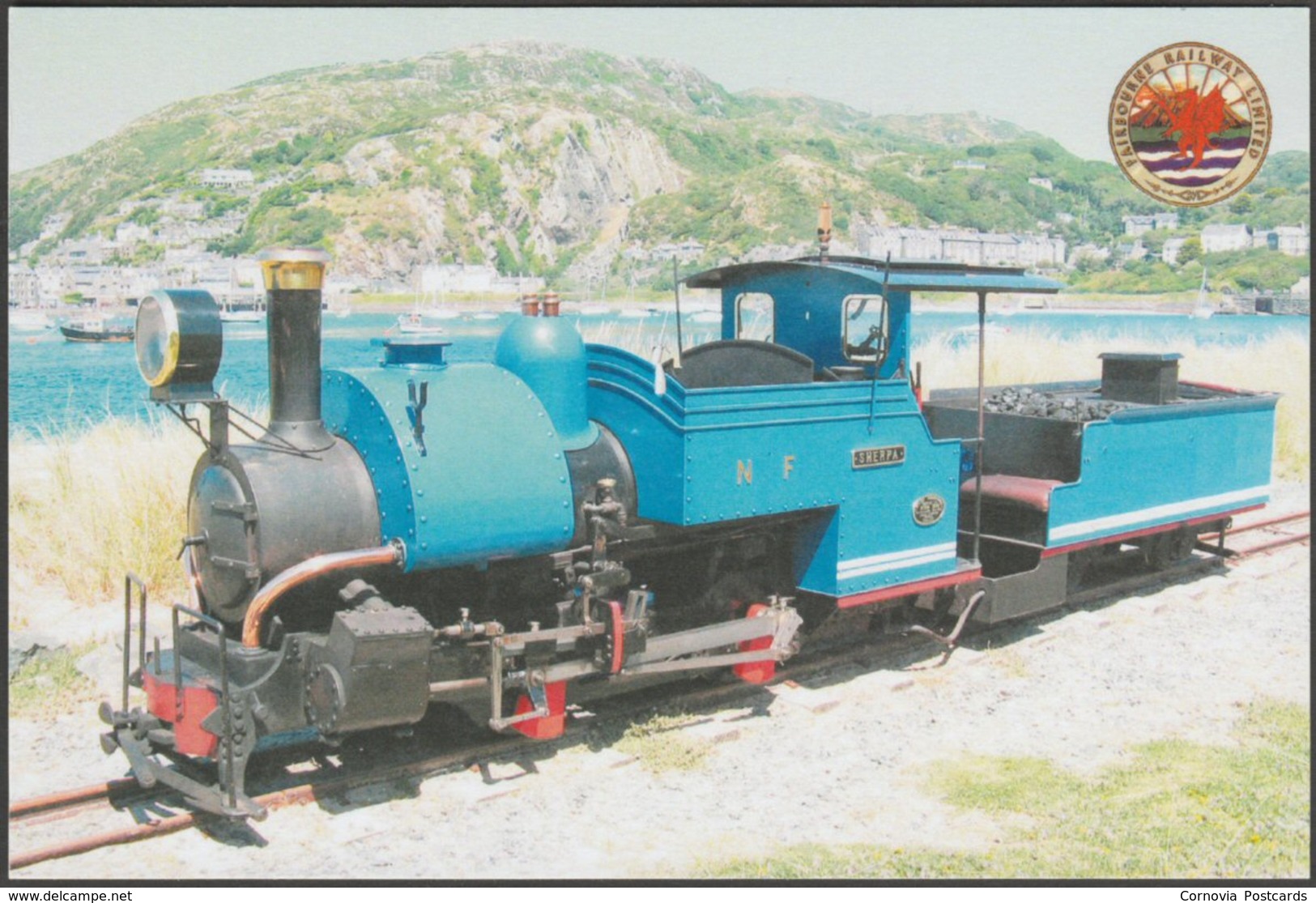 Fairbourne Railway 0-4-0ST Sherpa - Smartart Postcard - Trains