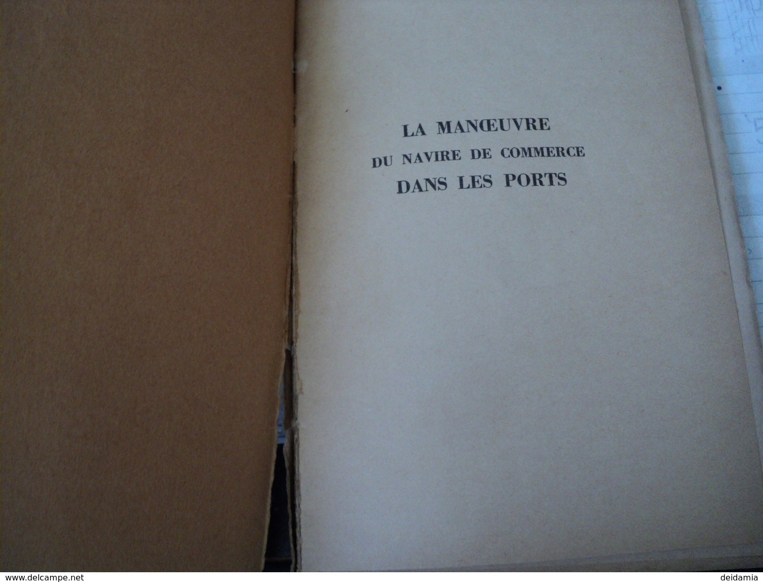 LOT DE 2 MANUELS DE MARINE. 1938 ET 1956. SECURITE MARITIME / MANOEUVRE EN PORT MANUEL DE SECURITE POUR