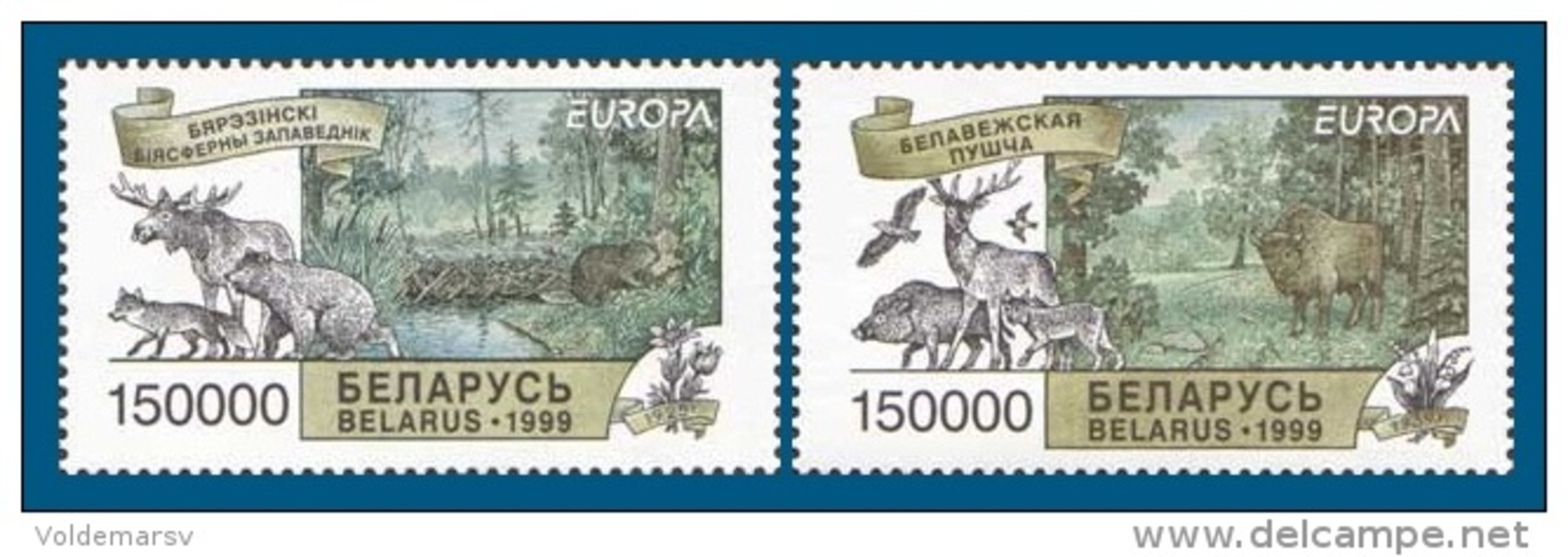 Belarus 1999 Mih. 316/17 Europa-Cept. Nature Reserves MNH ** - Belarus