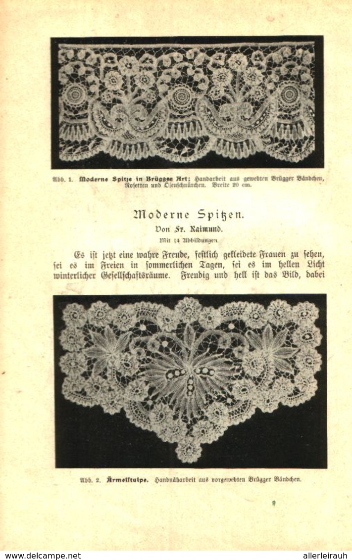 Moderne Spitzen/ Druck, Entnommen Aus Kalender / 1907 - Pacchi