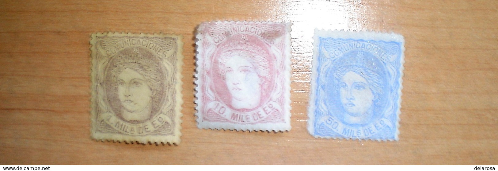 Edifil 102,105,107,nuevo Sin Goma. - Unused Stamps