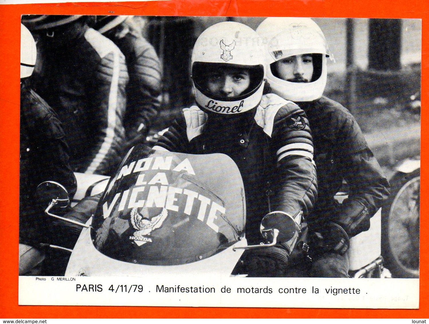 PARIS - Manifestation De Motards Contre La Vignette - 4/11/79 - Demonstrations