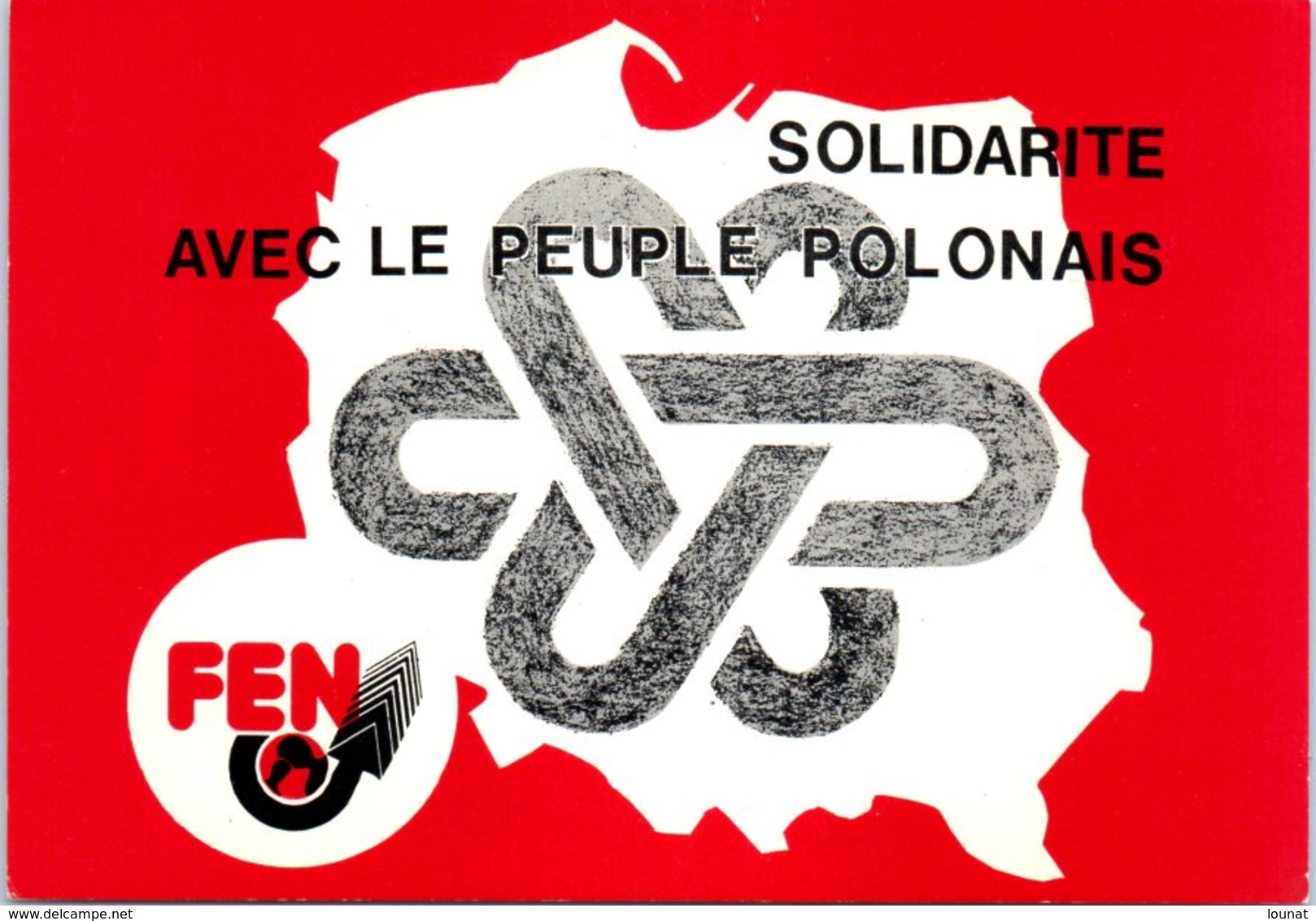 POLOGNE - Solidarité Avec Le Peuple Polonais - Pologne