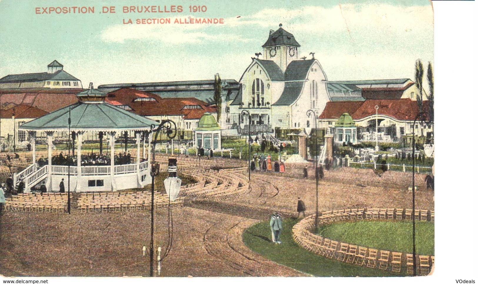 Bruxelles - CP - Brussel - Exposition 1910 - La Section Allemande - Expositions Universelles