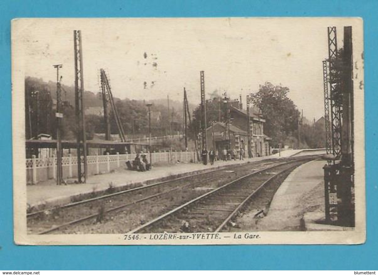 CPSM 7546 - Chemin De Fer La Gare De LOZERE-SUR-YVETTE 91 - Sonstige & Ohne Zuordnung