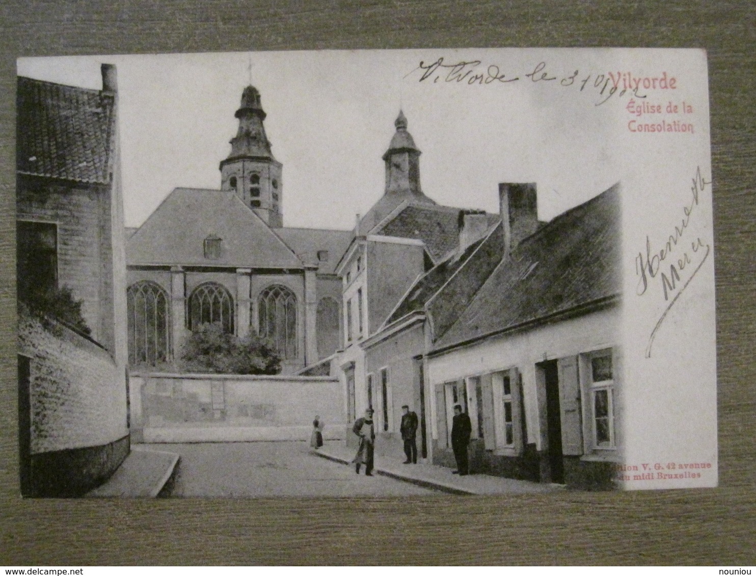 Cpa Vilvorde Vilvoorde - Eglise De La Consolation - Edition VG 42 Avenue Du Midi Bruxelles - Vilvoorde