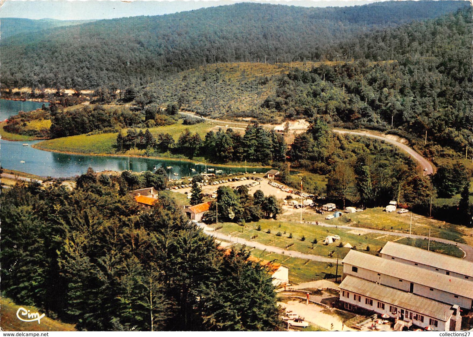 81-ANGLES- " LAC DE LA RAVIEGE " LE CAMPING UNTRA-MODERNE DE L'A.C.M. AU BORD DU LAC - Angles