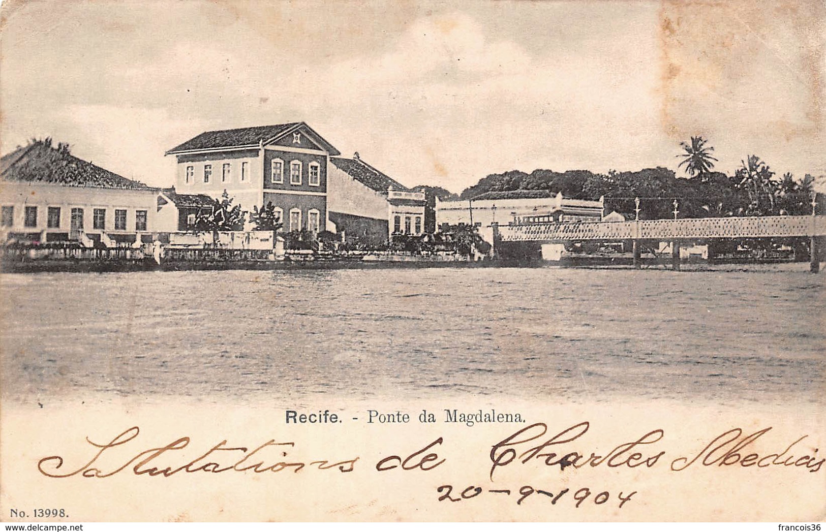 Brésil - Recife - Ponte Da Magdalena 1904 - Recife