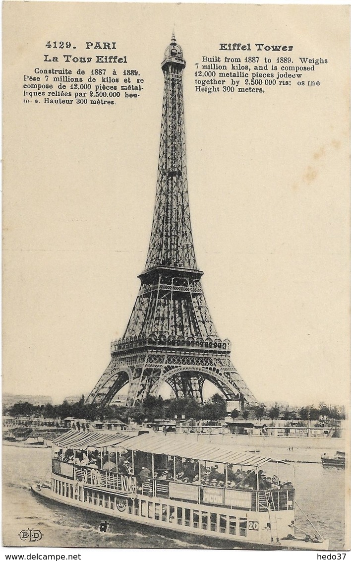 Paris - La Tour Eiffel - Tour Eiffel