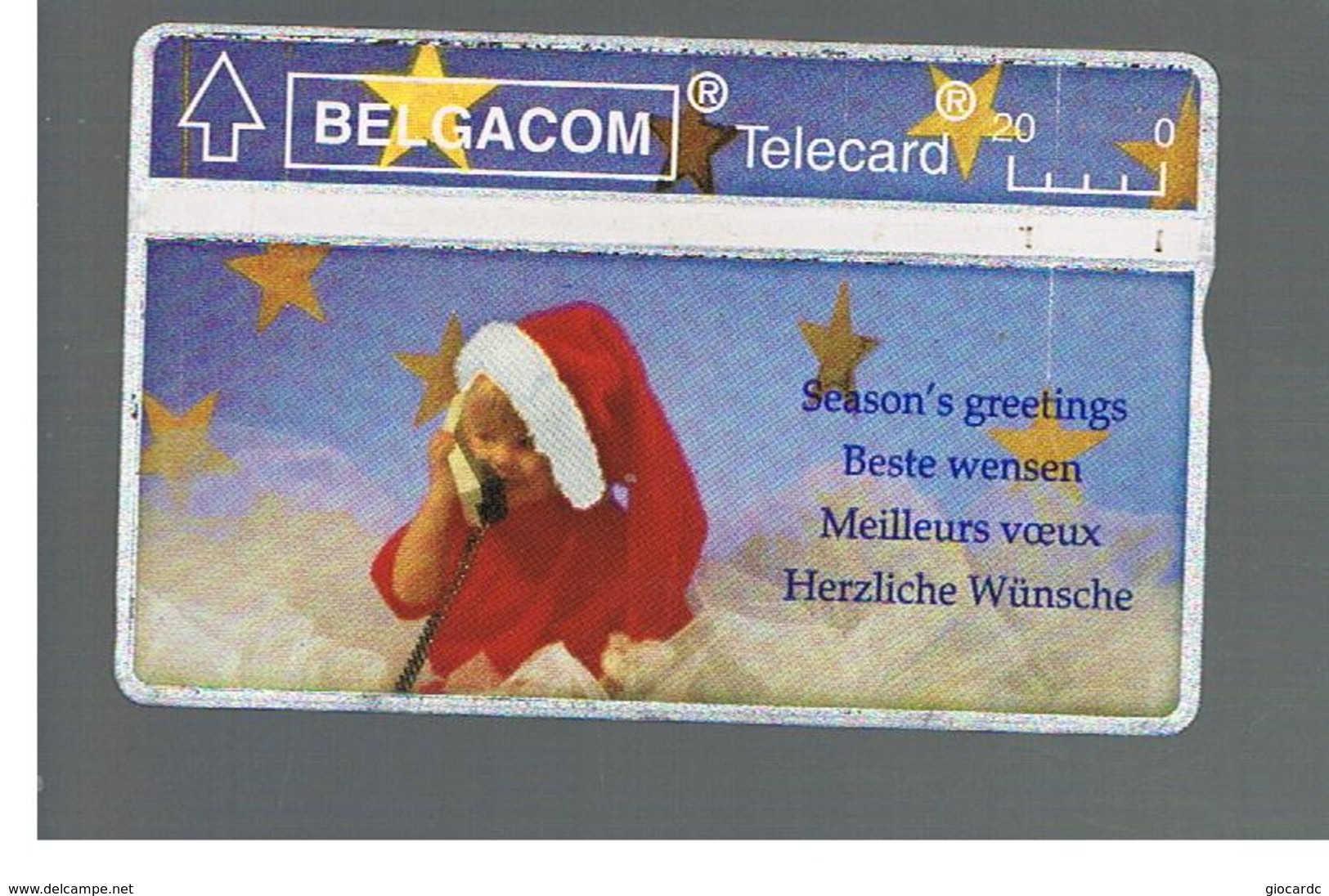 BELGIO (BELGIUM) -  1992   SEASON' S GREETINGS - USED - RIF. 10819 - Noel