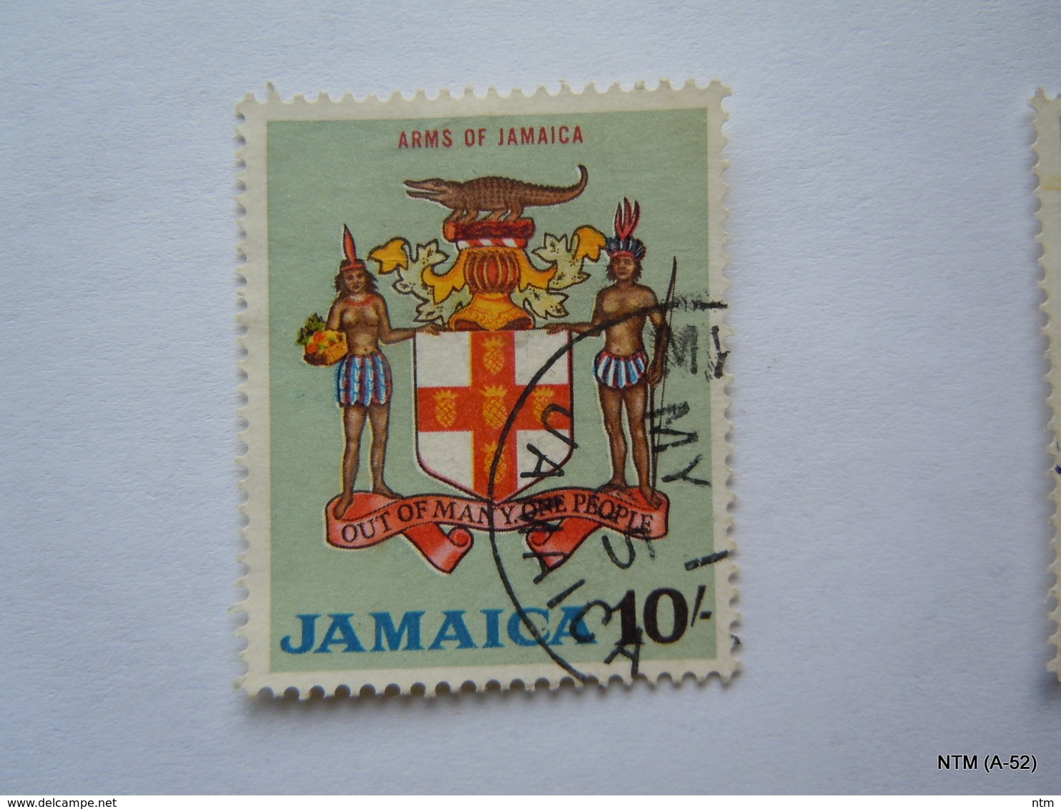 JAMAICA 1964, Arms Of Jamaica, 10s. Stamp. SG 231. Used. X 4 Stamps - Jamaica (1962-...)