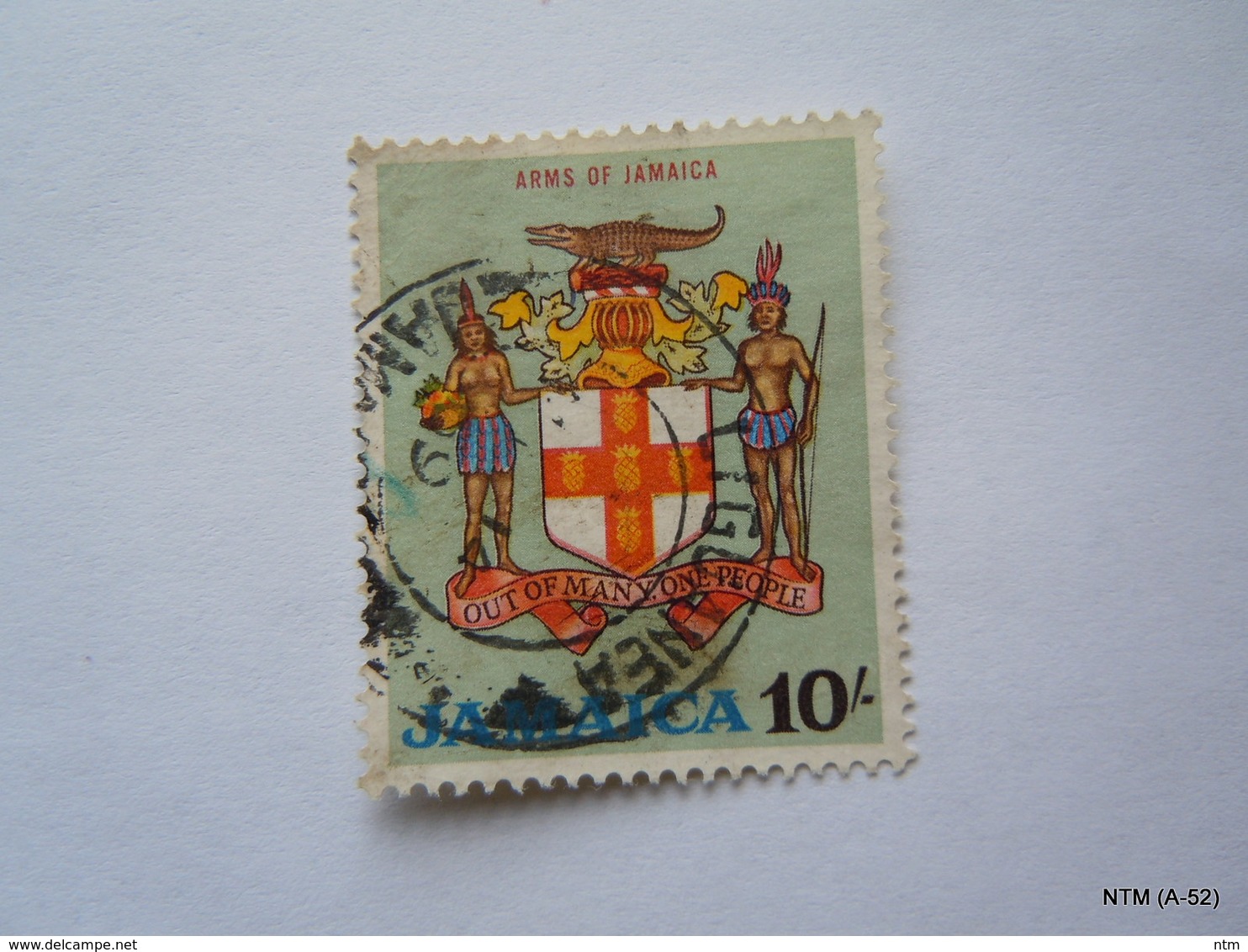 JAMAICA 1964, Arms Of Jamaica, 10s. Stamp. SG 231. Used. X 4 Stamps - Jamaica (1962-...)