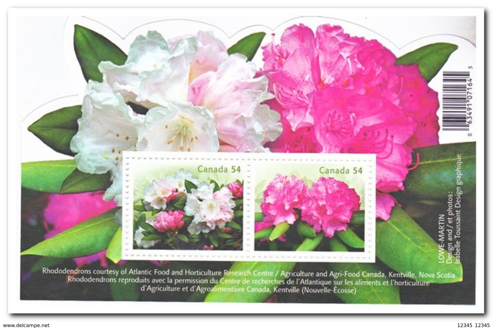 Canada 2009, Postfris MNH, Flowers - Ongebruikt