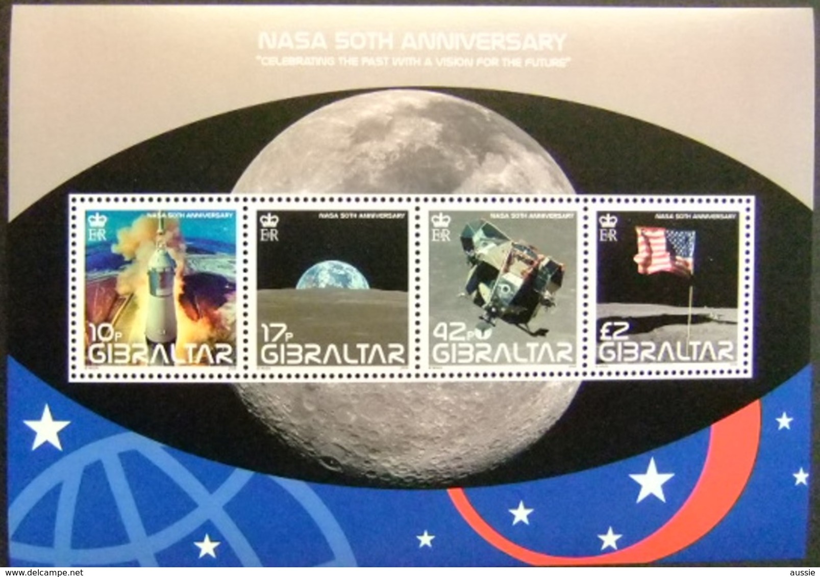 Gibraltar  2008   Bloc 86 *** MNH Cote 11 Euro  NASA Espace - Gibraltar