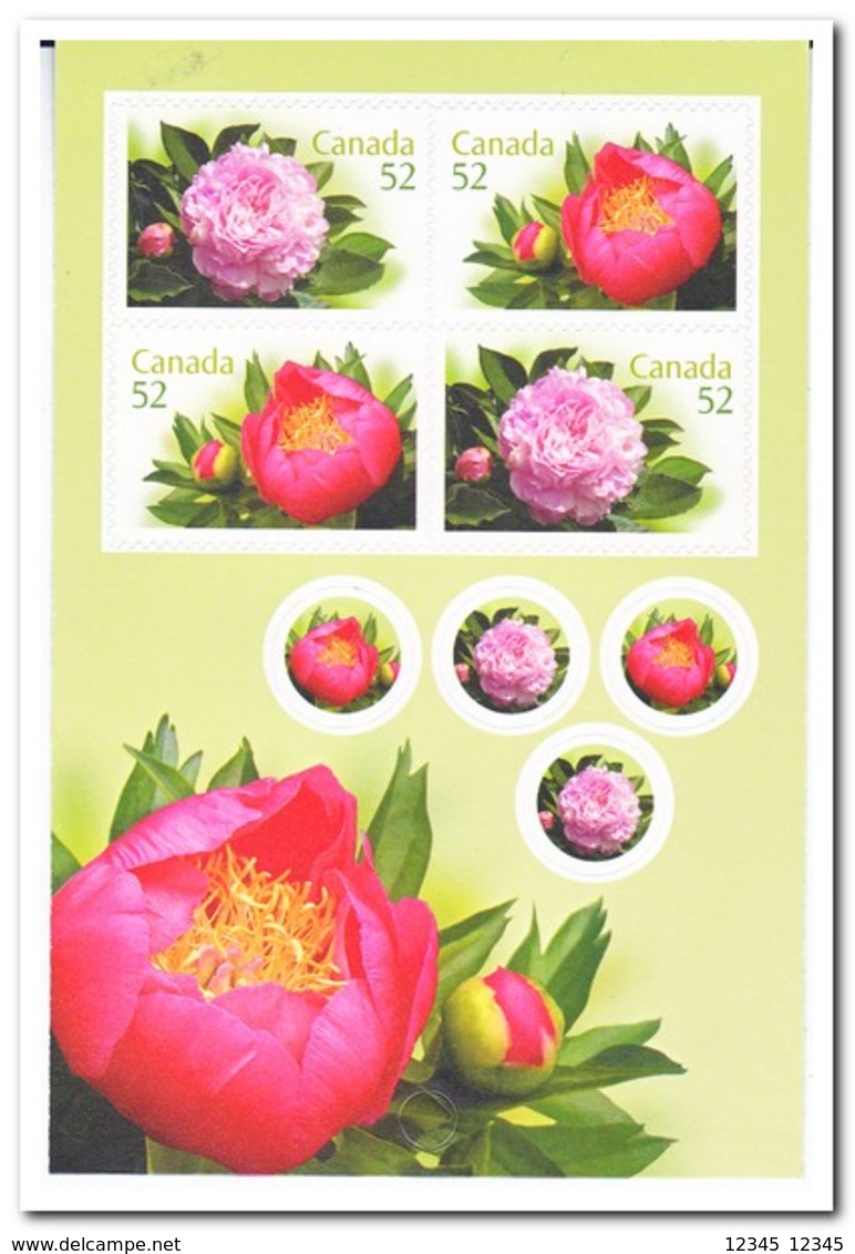 Canada 2008, Postfris MNH, Flowers - Ongebruikt