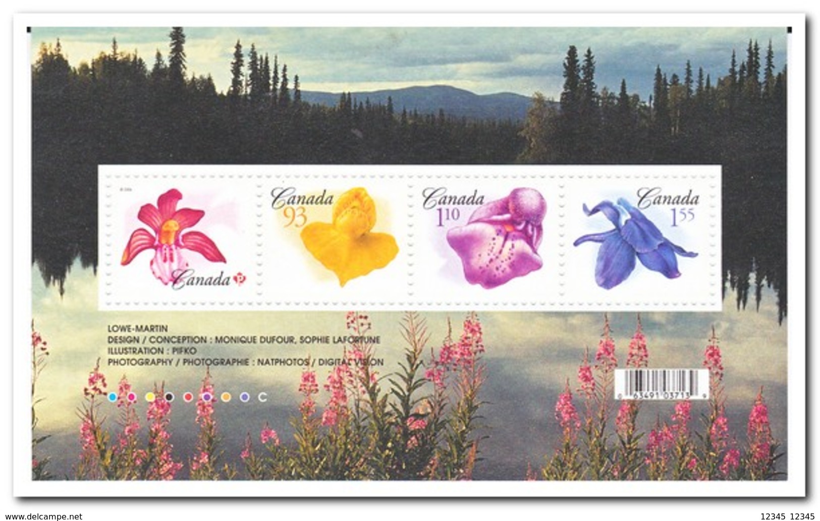 Canada 2006, Postfris MNH, Flowers, Orchids - Ongebruikt