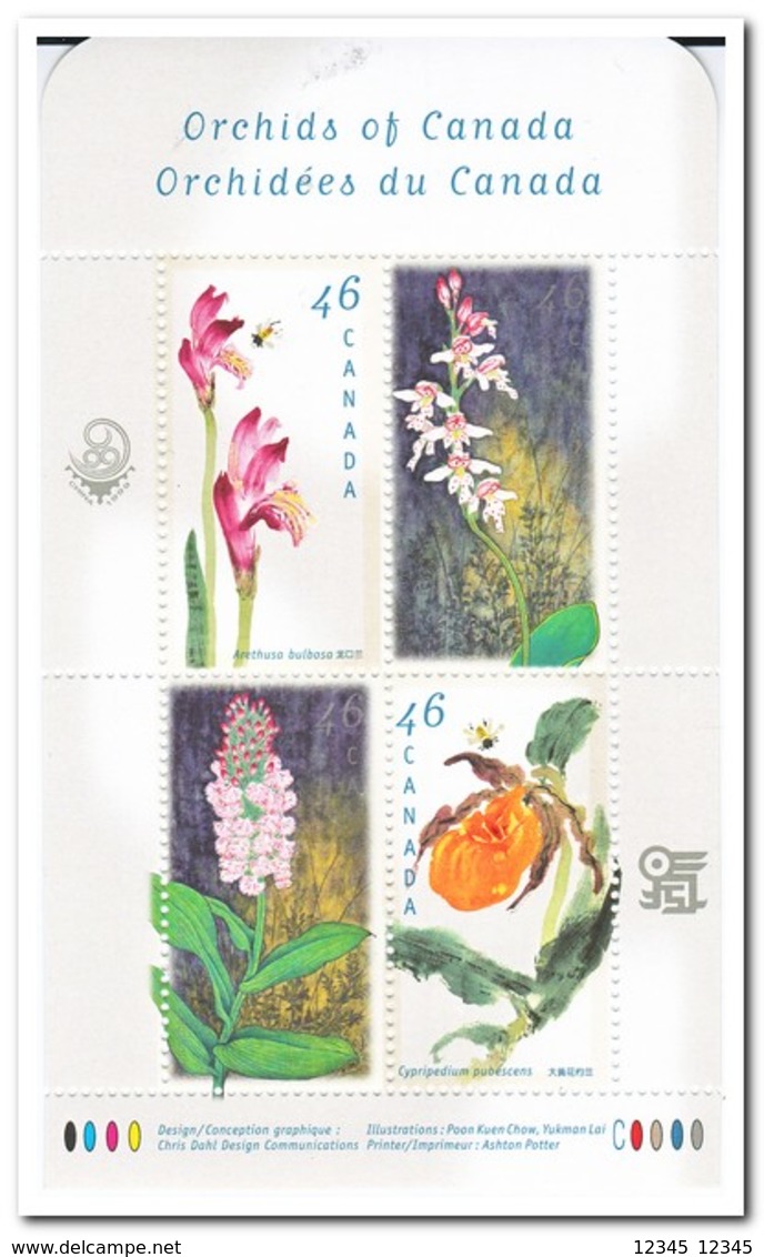 Canada 1999, Postfris MNH, Flowers, Orchids - Ongebruikt