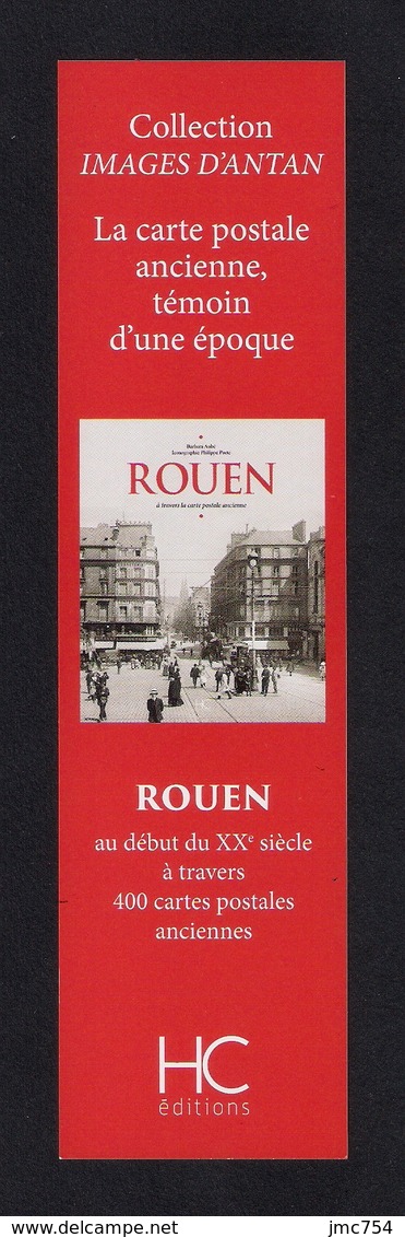 Marque Page.  ROUEN.   HC Editions.   Bookmark. - Marque-Pages