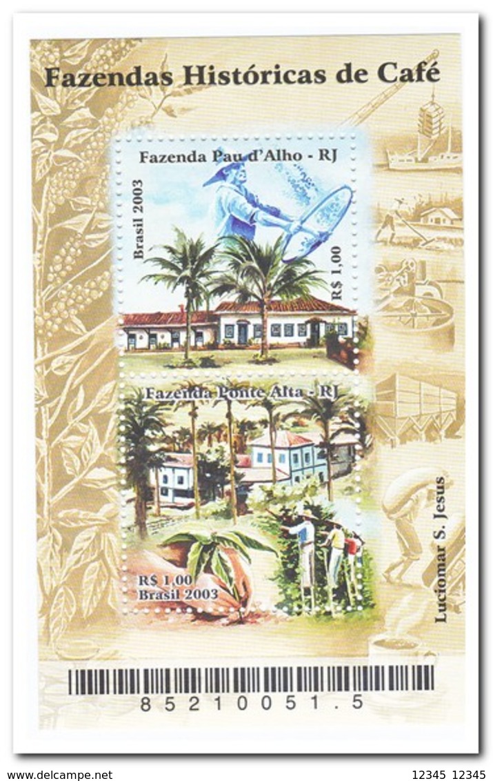 Brazilië 2003, Postfris MNH, Trees, Coffee - Ongebruikt