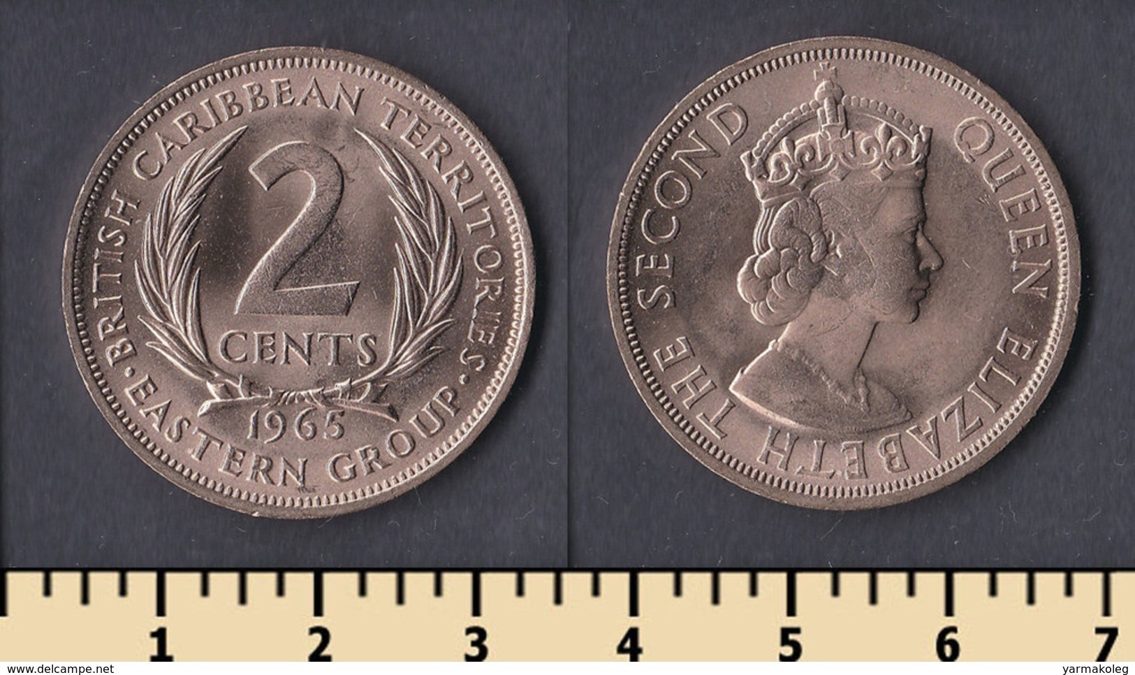 East Caribbean States 2 Cents 1965 - Britse-karibisher Territorien