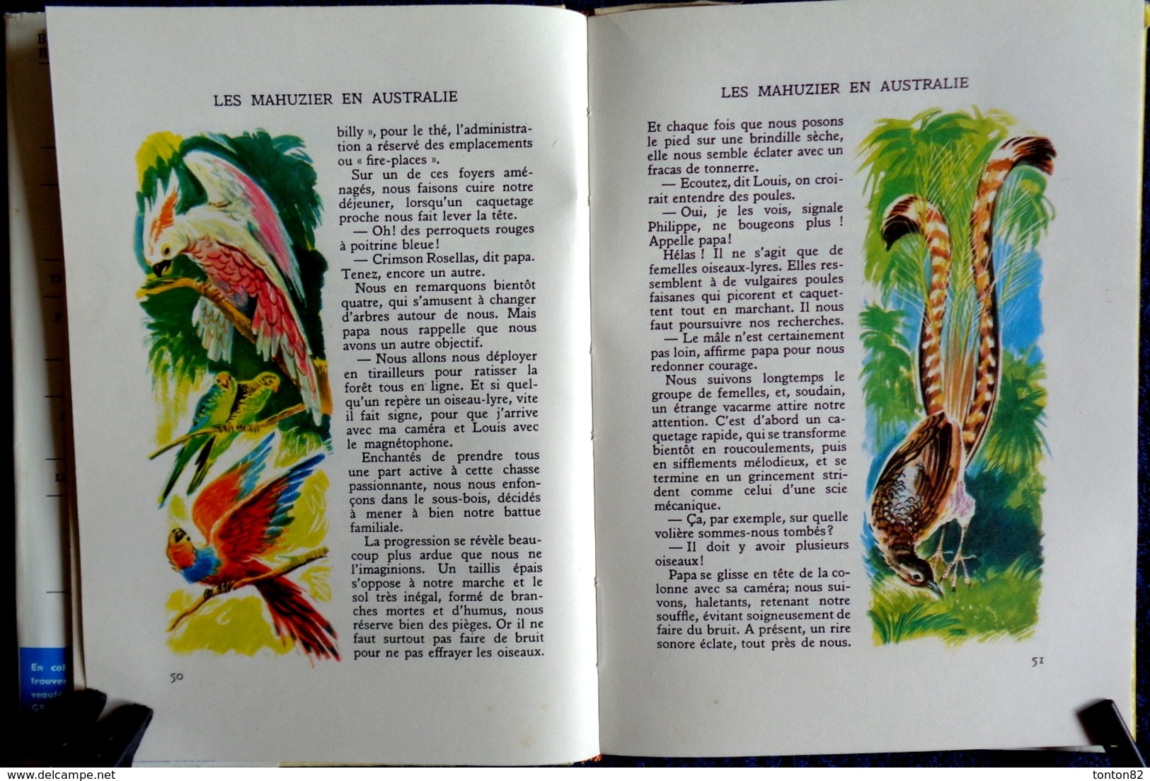 Philippe Mahuzier - Les Mahuzier En Australie - Bibliothèque Rouge Et Or Souveraine 627 - (  Mai 1962) . - Bibliotheque Rouge Et Or