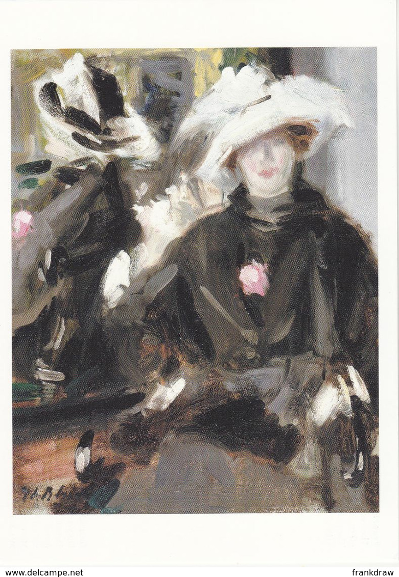 Postcard - Art - Francis Campbell Boileau Cadell ( 1883-1937) - The Feathered Hat C1915 - Card No. MU 2687 - Paintings