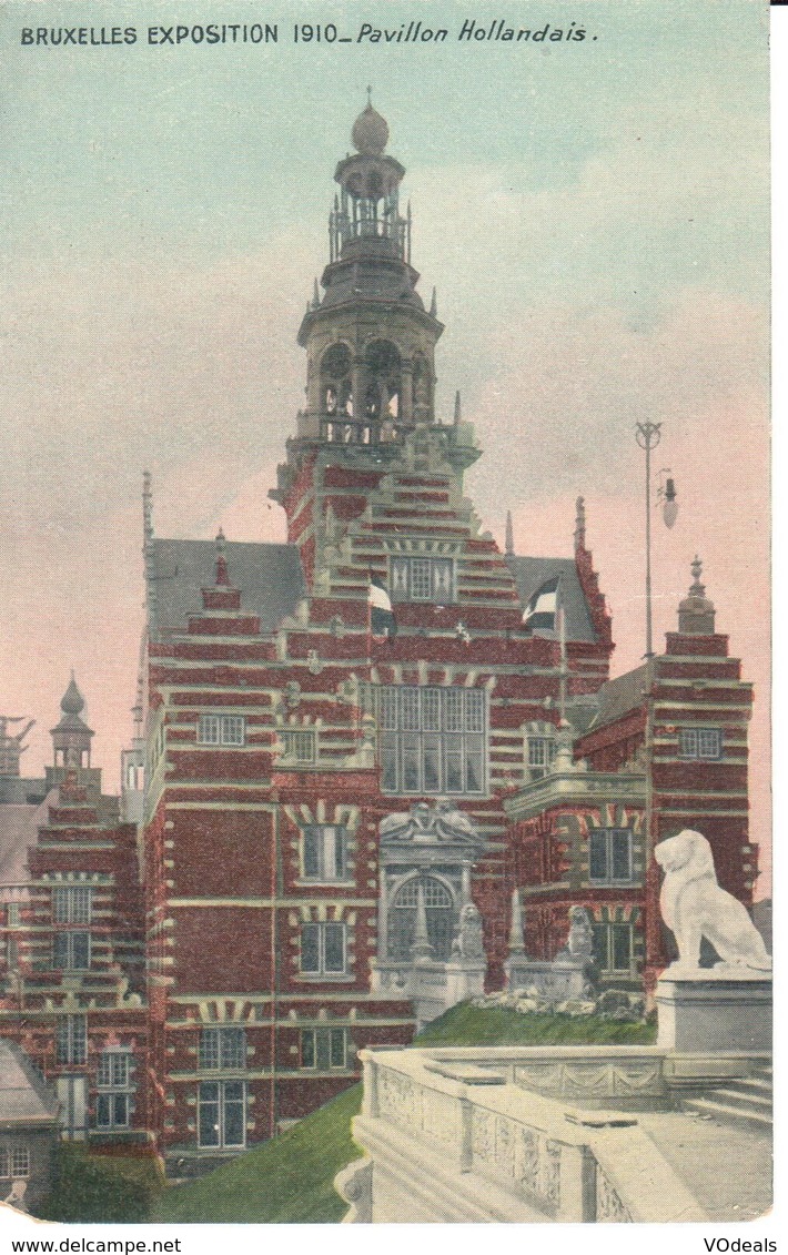 Bruxelles - CPA - Brussel - Exposition 1910 - Pavillon Hollandais - Expositions Universelles