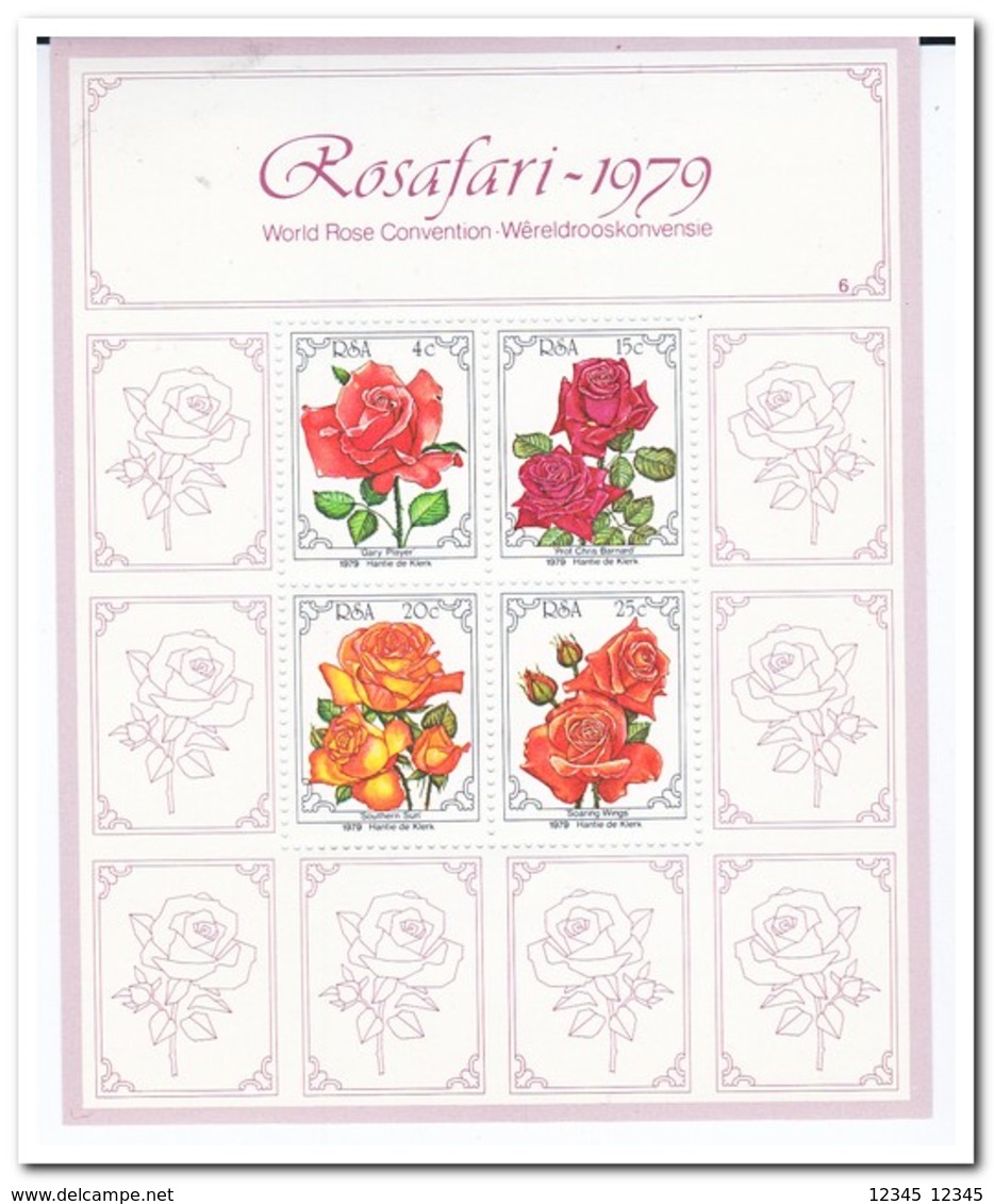 Zuid Afrika 1979, Postfris MNH, Flowers, Roses - Ongebruikt