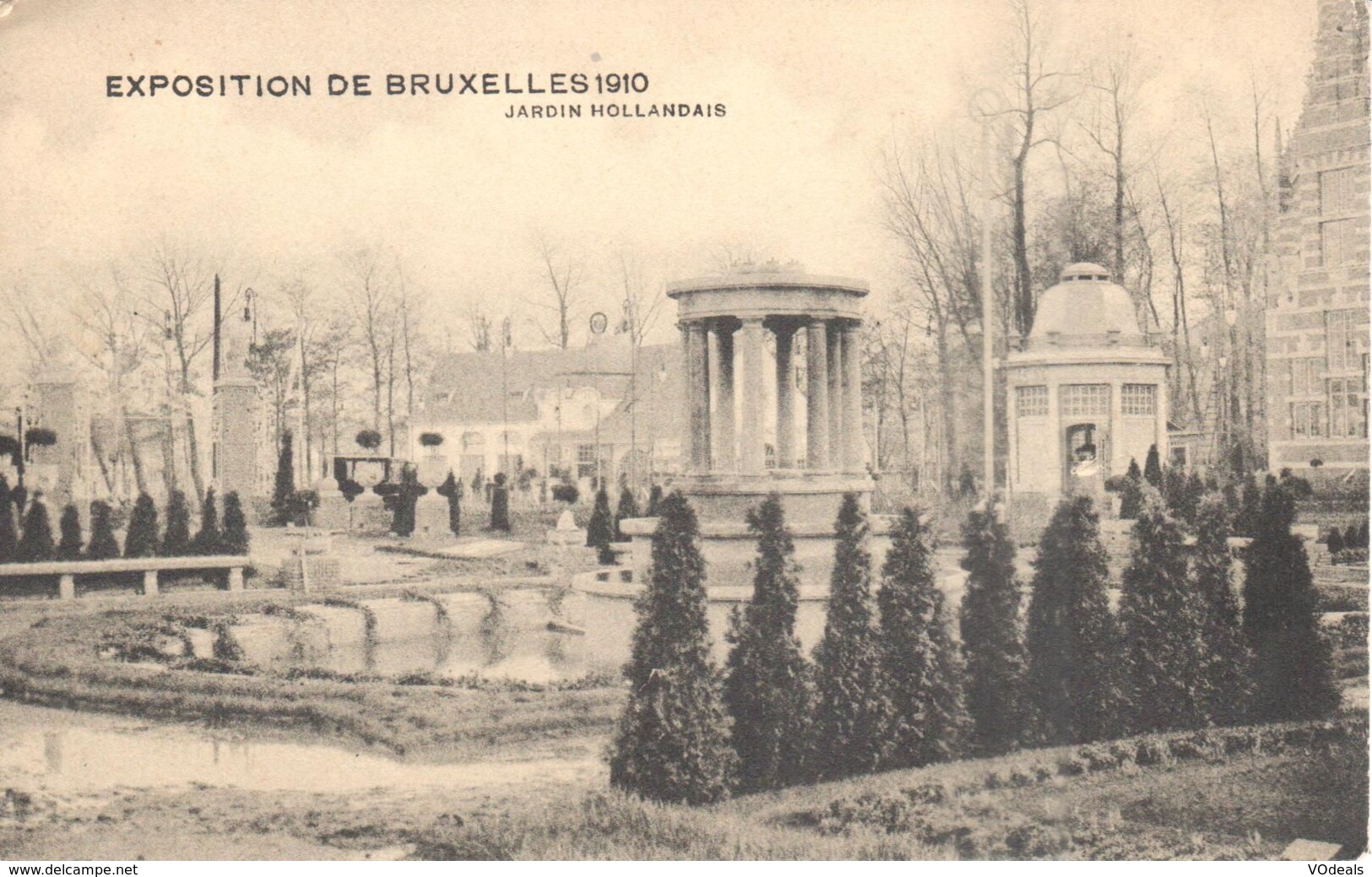 Bruxelles - CPA - Brussel - Exposition 1910 - Jardin Hollandais - Expositions Universelles