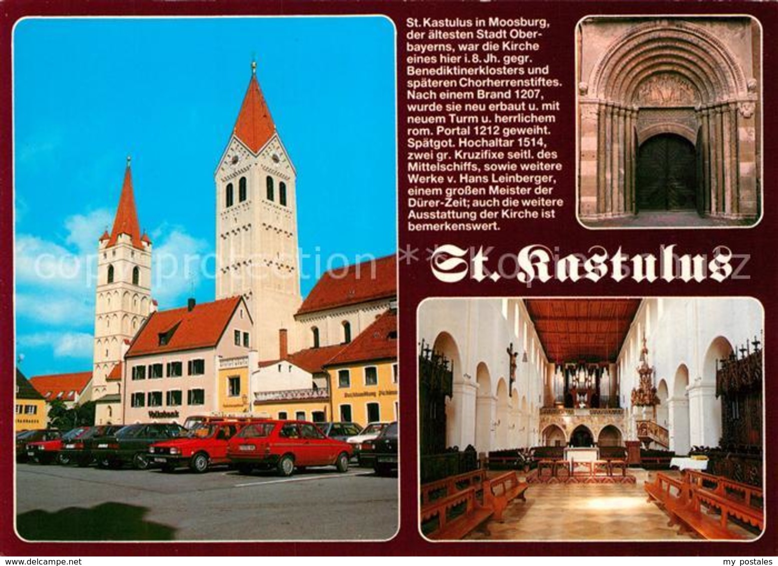 73211261 Moosburg_Isar St Kastulus Kirche Portal Innenansicht Moosburg Isar - Sonstige & Ohne Zuordnung