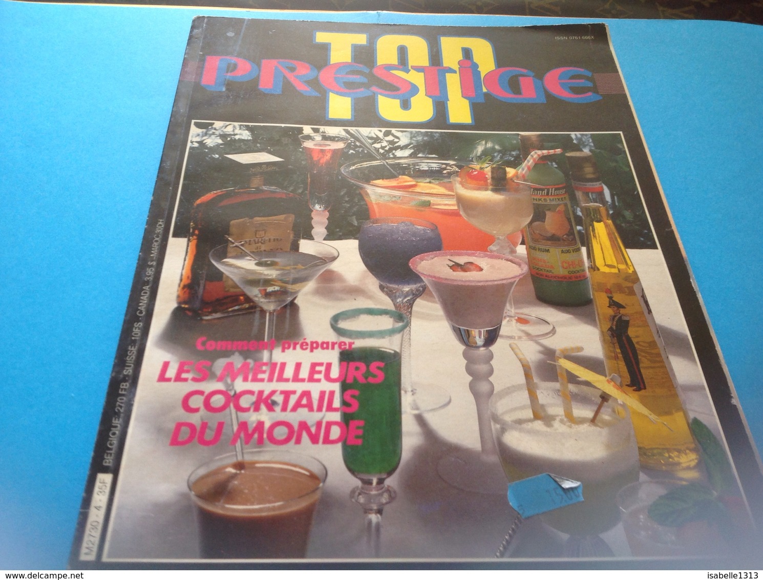Top Prestige Les Meilleurs Cocktails Du Monde 127 Pages 1982 Photo Femme - Cooking & Wines