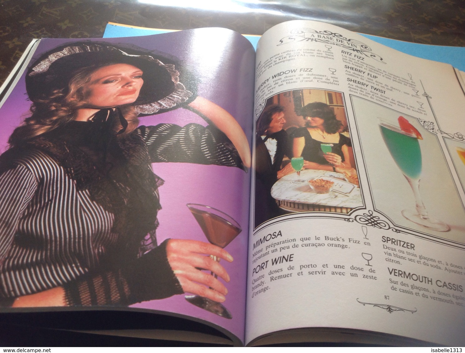 Top Prestige Les Meilleurs Cocktails Du Monde 127 Pages 1982 Photo Femme - Culinaria & Vinos