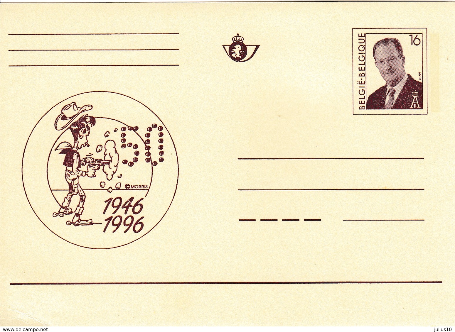 BELGIUM BELGIE BELGIQUE Albert II Postcard #22245 - Illustrated Postcards (1971-2014) [BK]