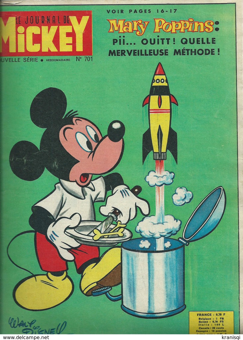 Livre Lot De 3 No , Le Journal De Mickey Des Années 1965 - Wholesale, Bulk Lots