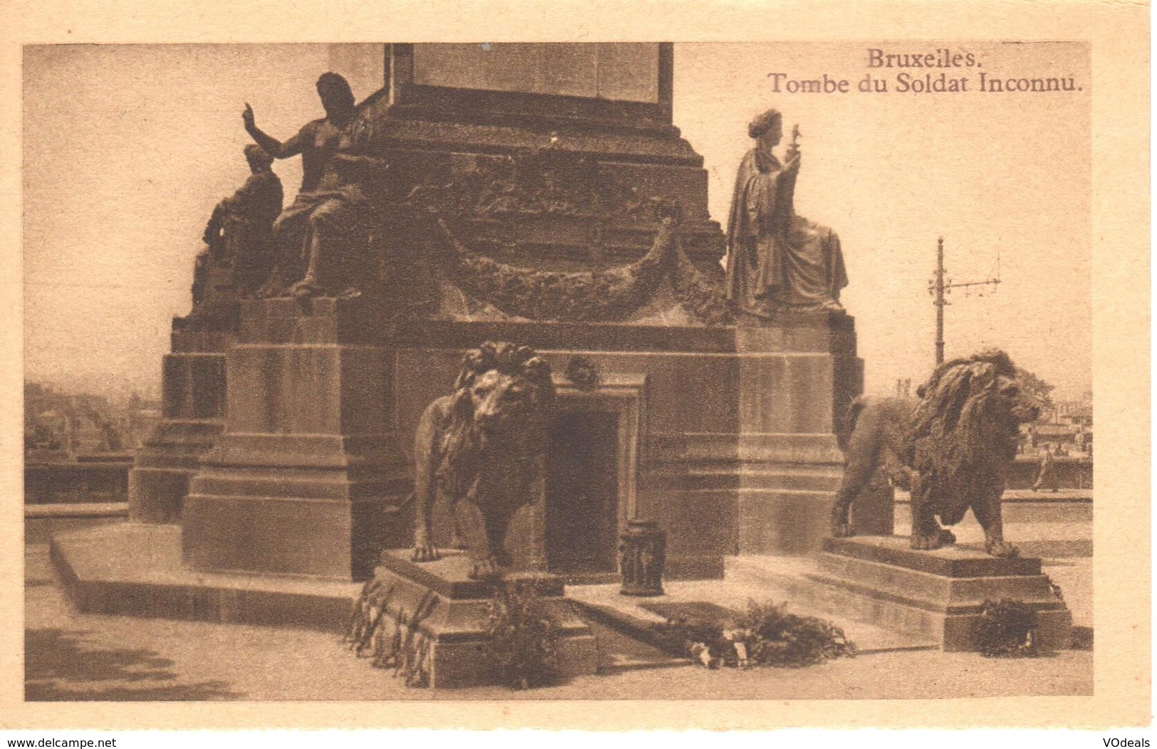 Bruxelles - CPA - Brussel - Tombe Du Soldat Inconnu - Monumenti, Edifici