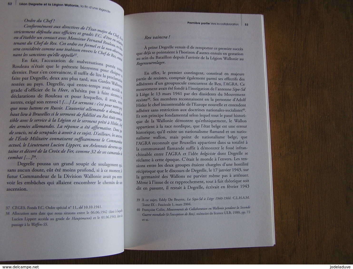 LEON DEGRELLE ET LA LEGION WALLONIE Guerre 40 45 Légionnaires Waffen SS Nazis Rexisme Rex Rexiste Russie Légion Wallonne