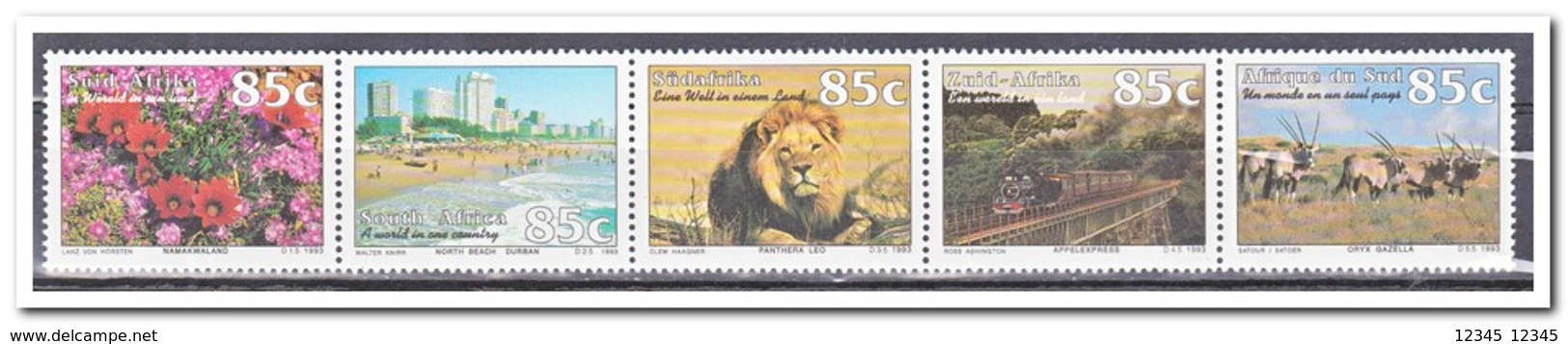 Zuid Afrika 1993, Postfris MNH, Flowers, Beach, Animals, Trains, Bridges - Ongebruikt