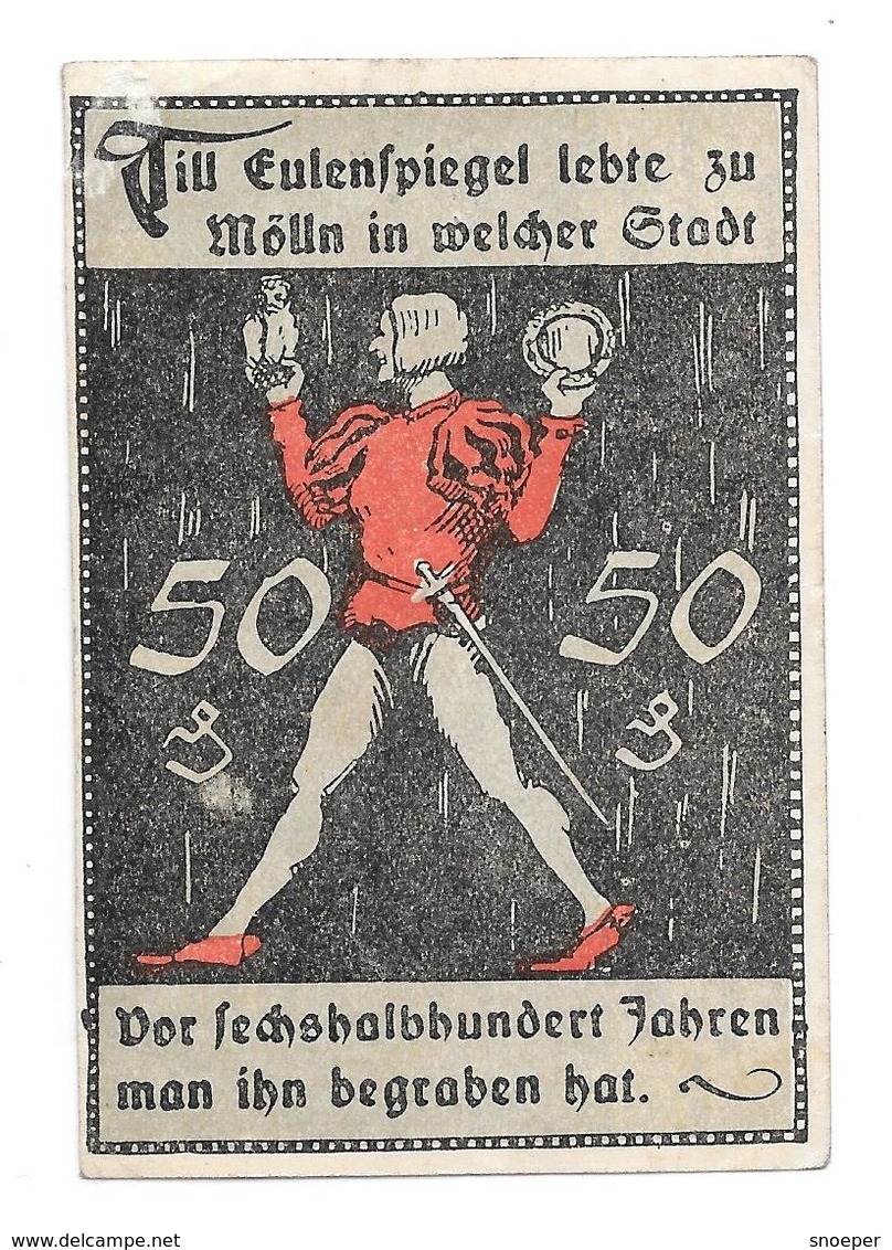 *notgeld   Molln 50 Pf  M45.2 - [11] Local Banknote Issues