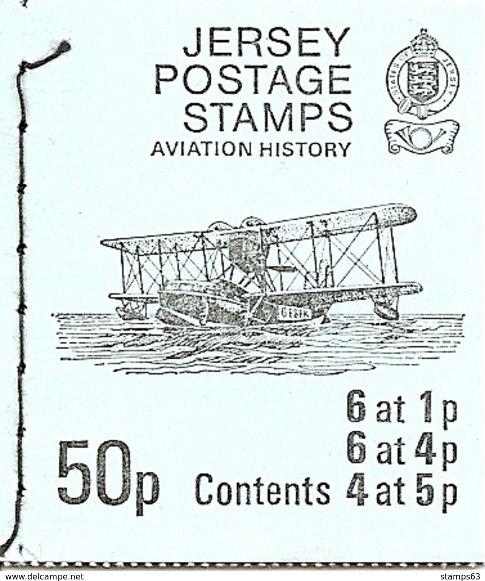 JERSEY, 1975, Booklet 23, Airplane - Jersey