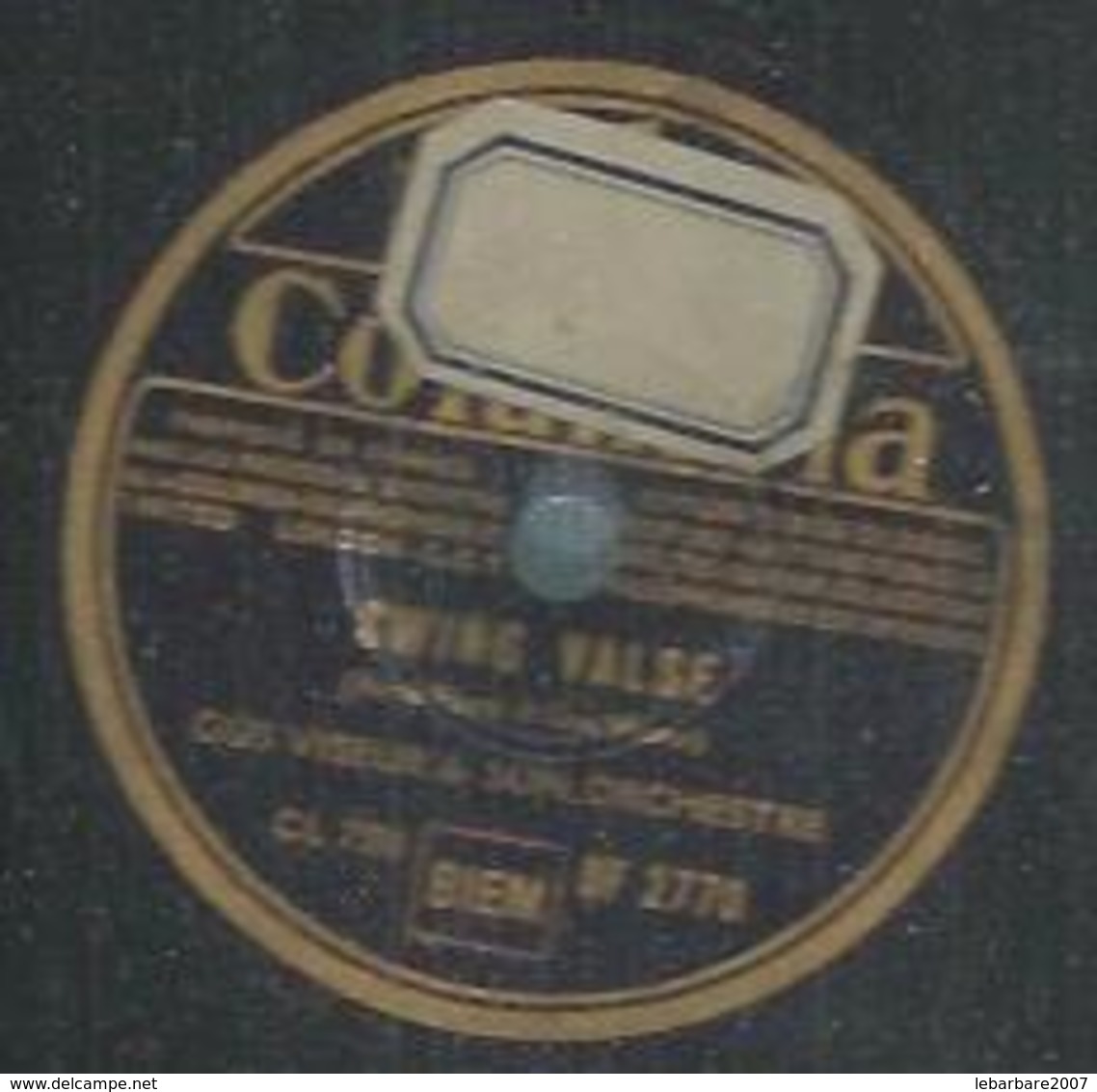 78 Tours - GUS VISEUR  - COLUMBIA 2770  " SWING VALSE " + " FLAMBEE MONTALBANAISE " - 78 Rpm - Schellackplatten